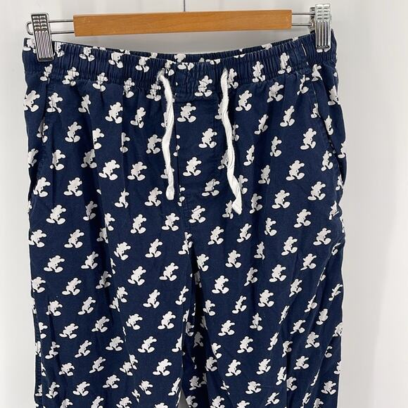 Disney Parks Mickey Mouse allover print drawstring elastic waist pajama pants S - Picture 2 of 7